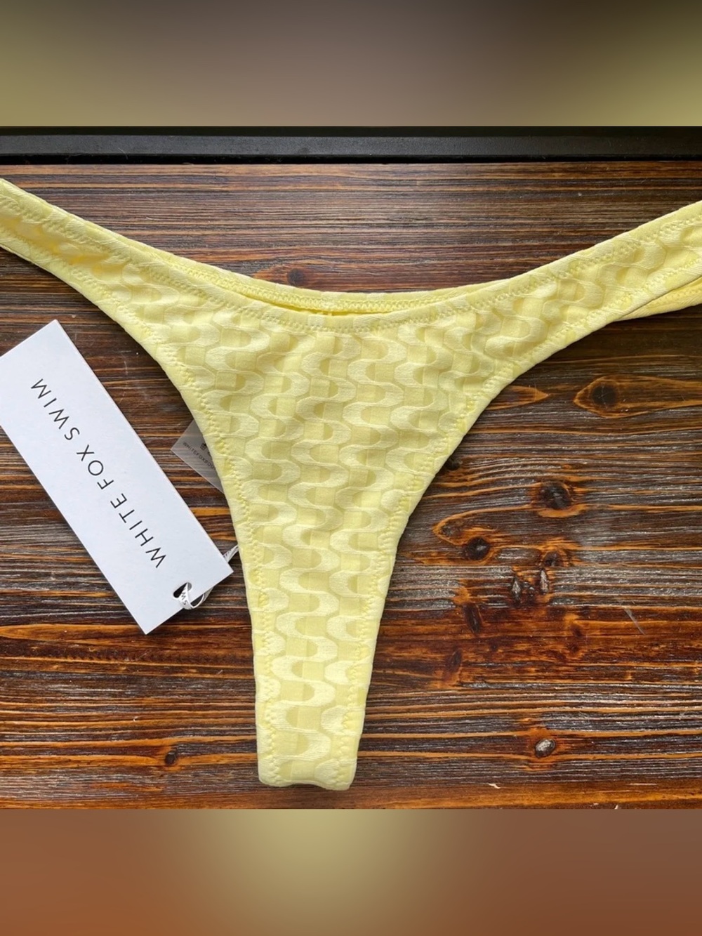 White Fox Sunny Day Bikini Bottom NWT